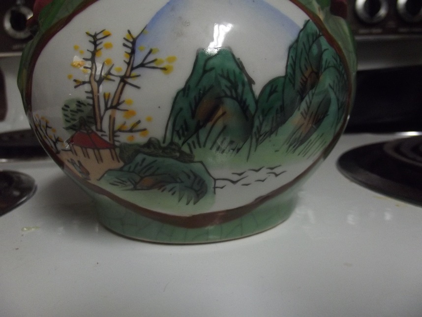 Asian vase no markings Antiques Board