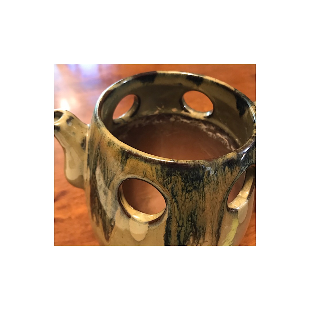 Pottery vase with holes Antiques Board