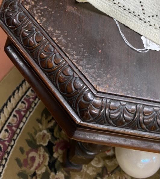 Help Identifying Antique Table Antiques Board