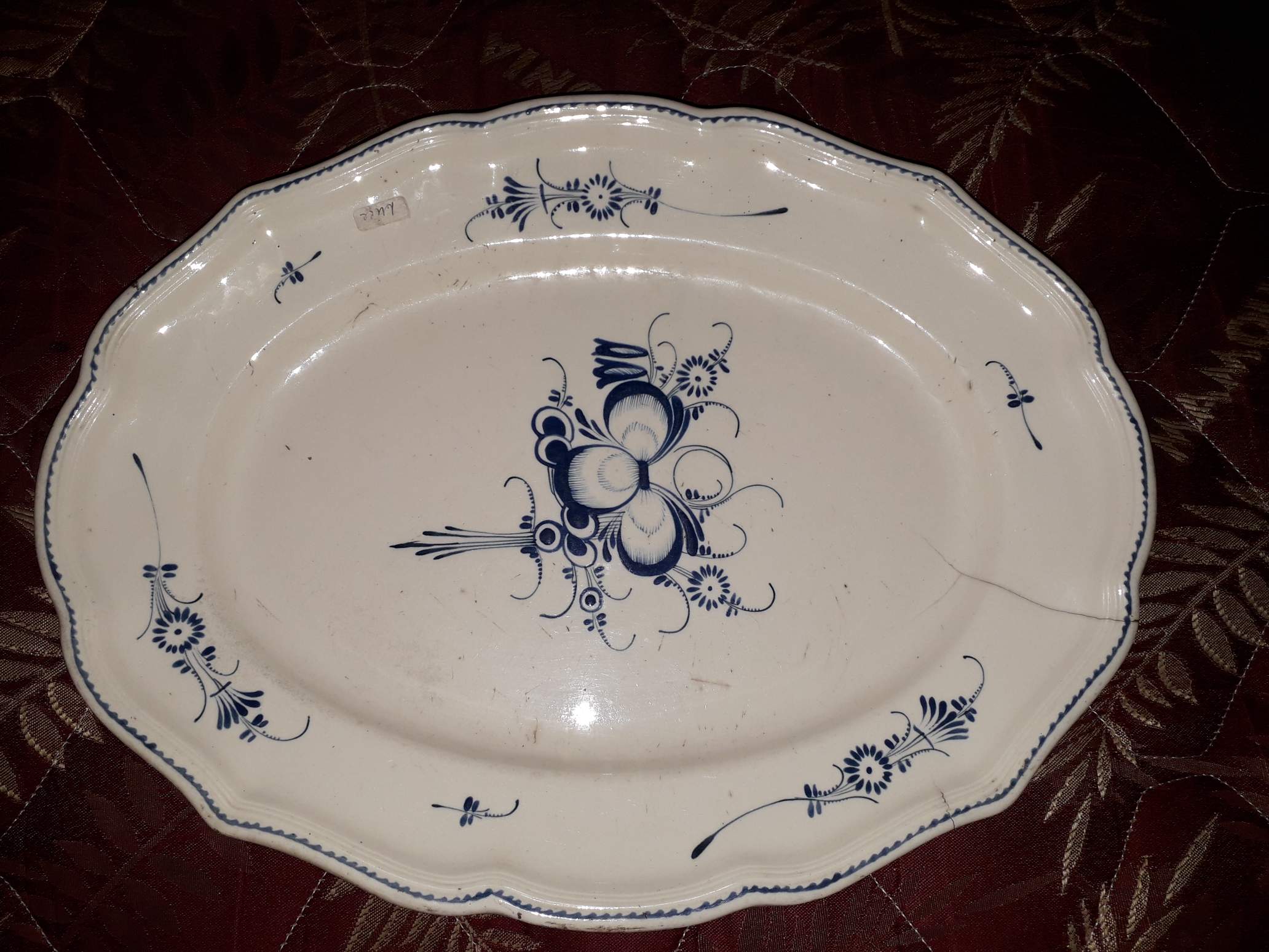 Help identify old plate Antiques Board
