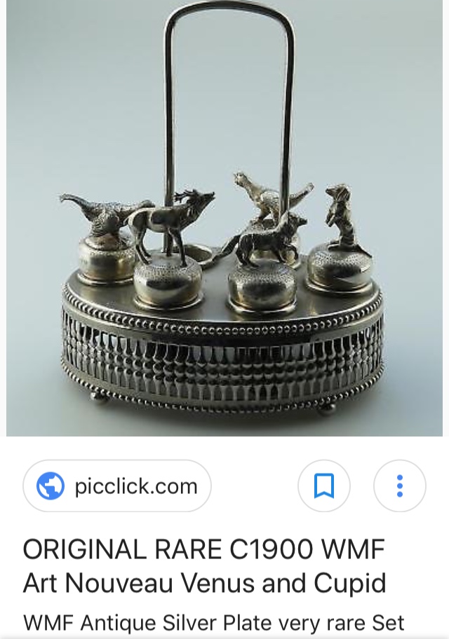 Wmf Condiment Holder With Rabbit Antiques Board Pickwick is a leading source for fine english and french antiques. wmf condiment holder with rabbit