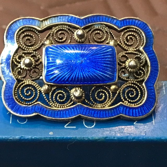 Enamel brooch makers mark? Antiques Board