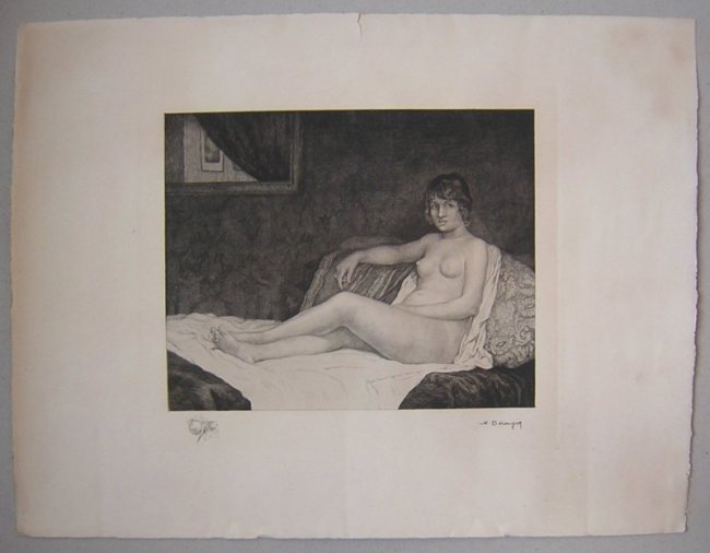 1 - Etching Nude Odalisque by Henri Bérengier Berengier -a.jpg