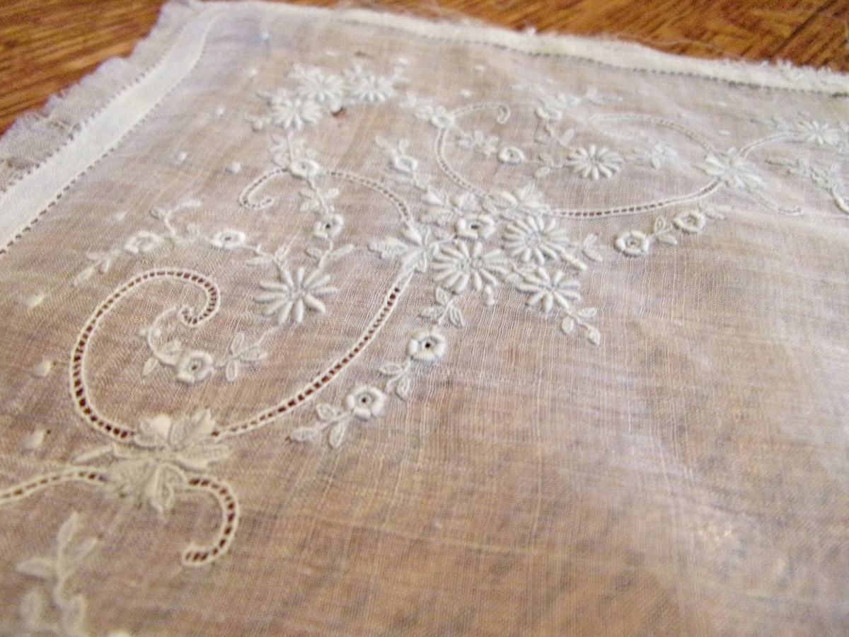 Opinions on the age of these handkerchiefs Antiques Board