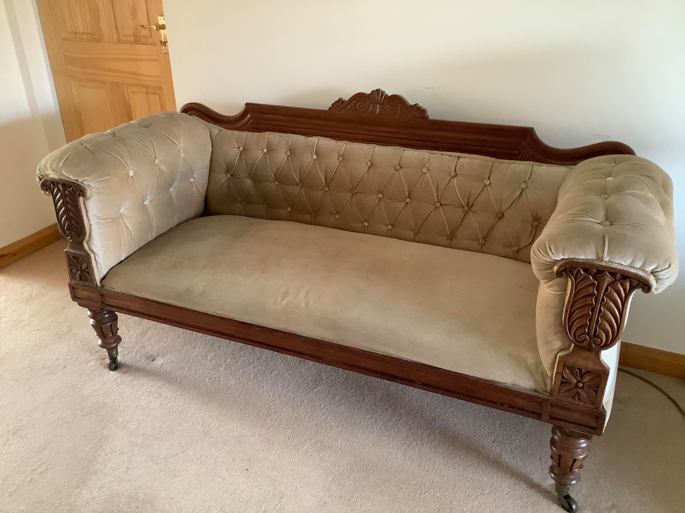 Identifying An Antique Sofa Please