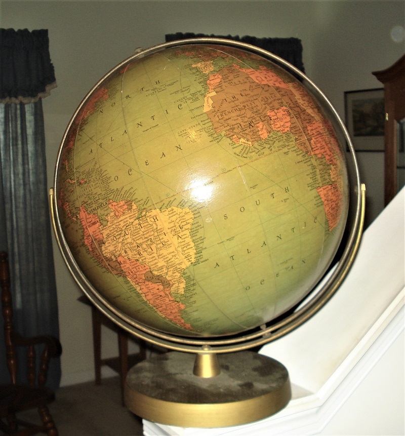 1950's Replogle Library Globe 16 Inch pic2.jpg