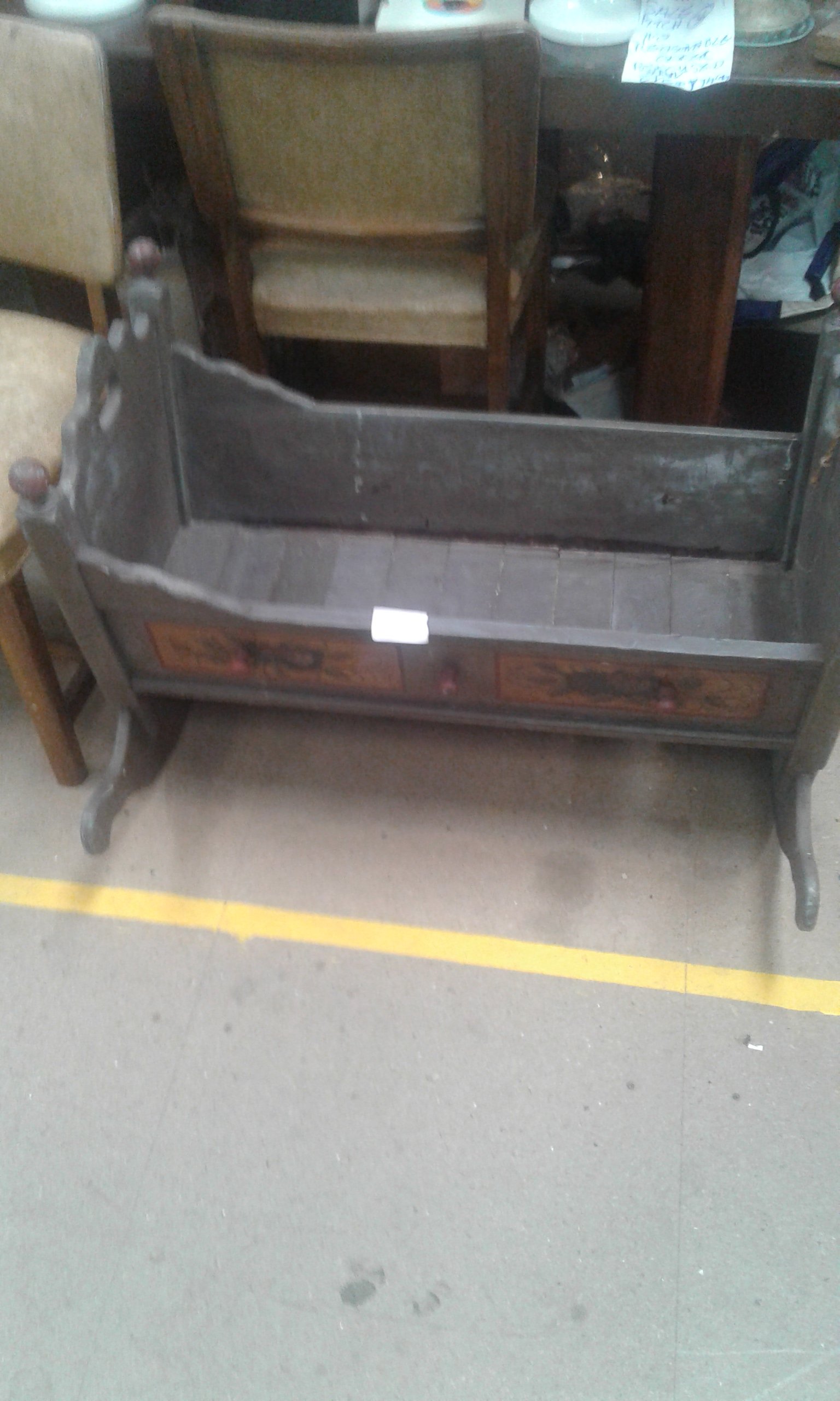 Old Baby cradle /Rocker Antiques Board