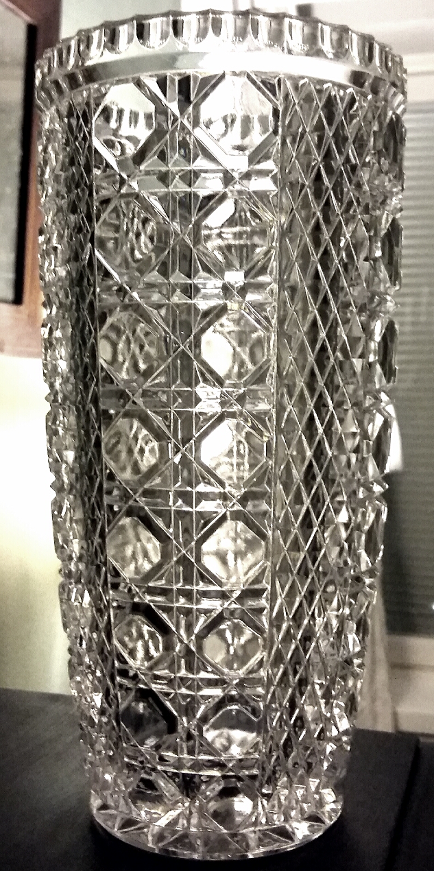 Crystal vase, the maker? Antiques Board