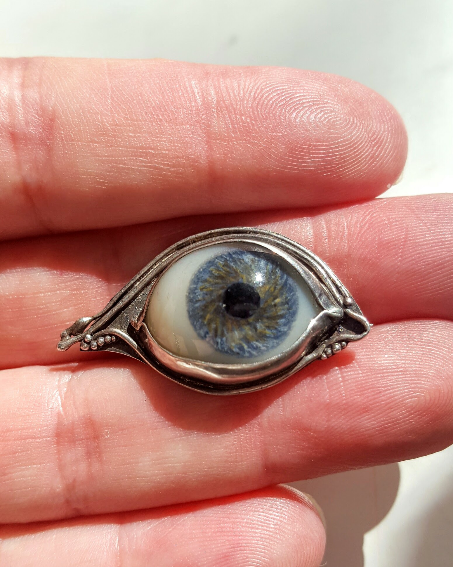 It would match with m'eye brooch. https://www.collectorsweekly.com/st....