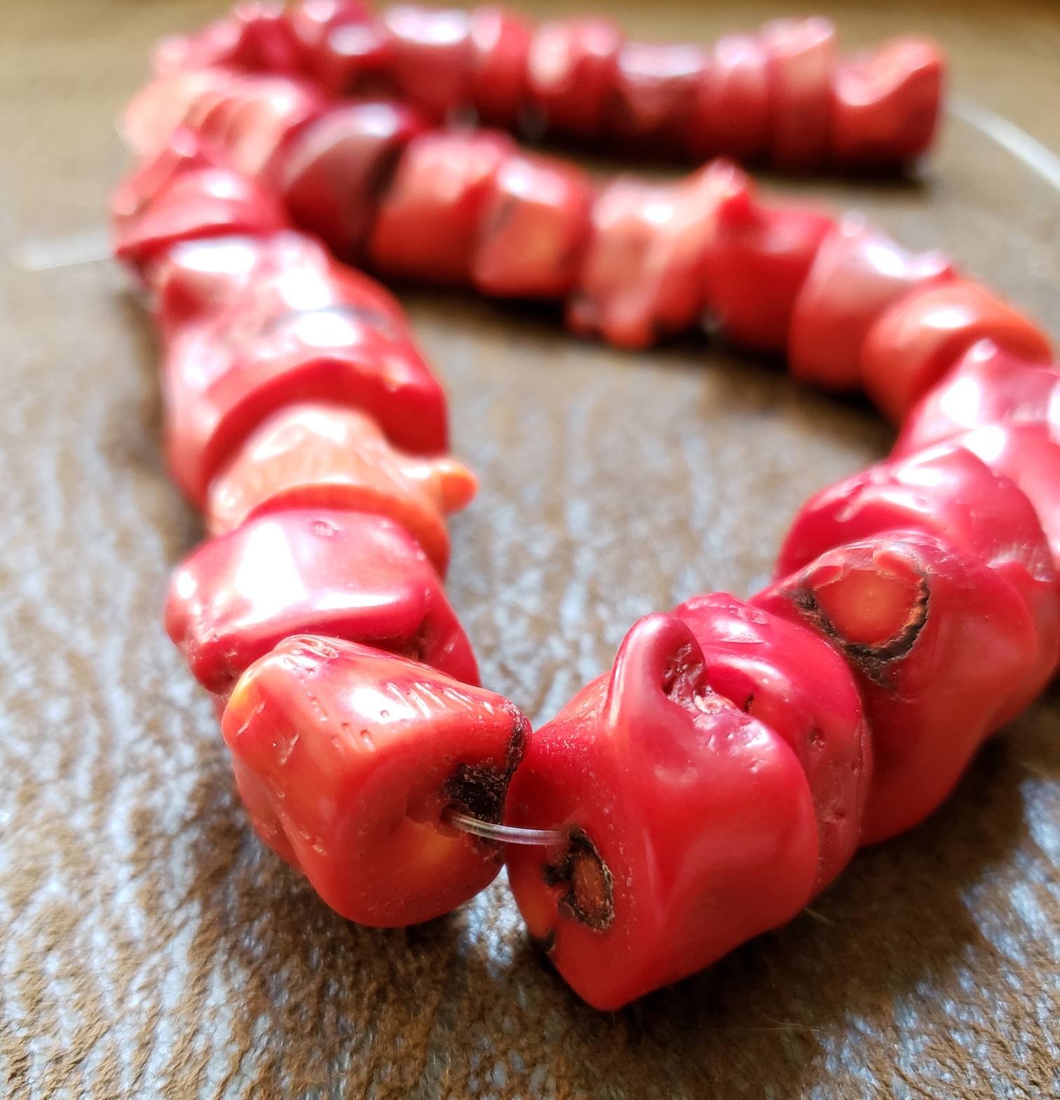 Red Coral Beads? Or Fake? Antiques Board