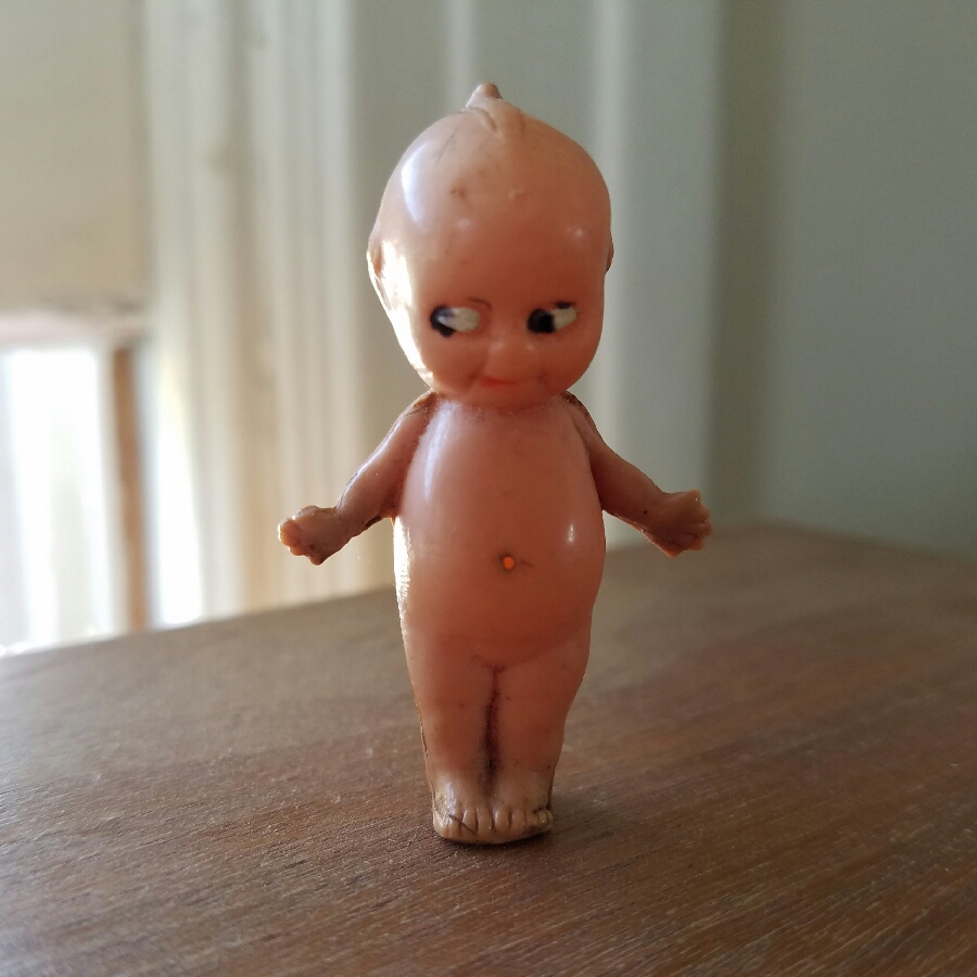 Giant 24" Articulated Kewpie Doll Not Clear How Vintage Antiques Board