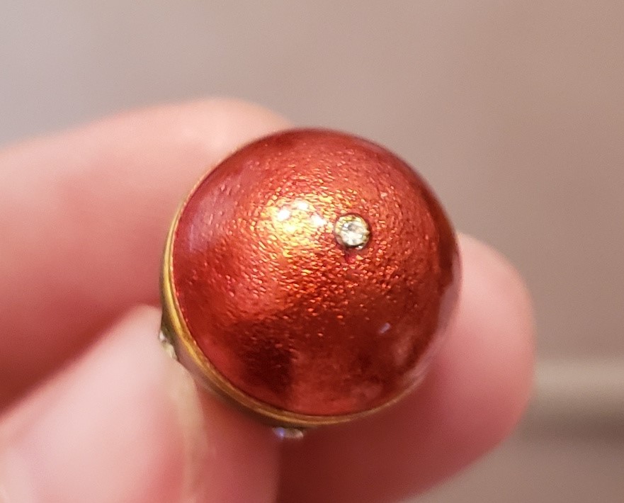 Russian? Solid gold egg pendant! Antiques Board