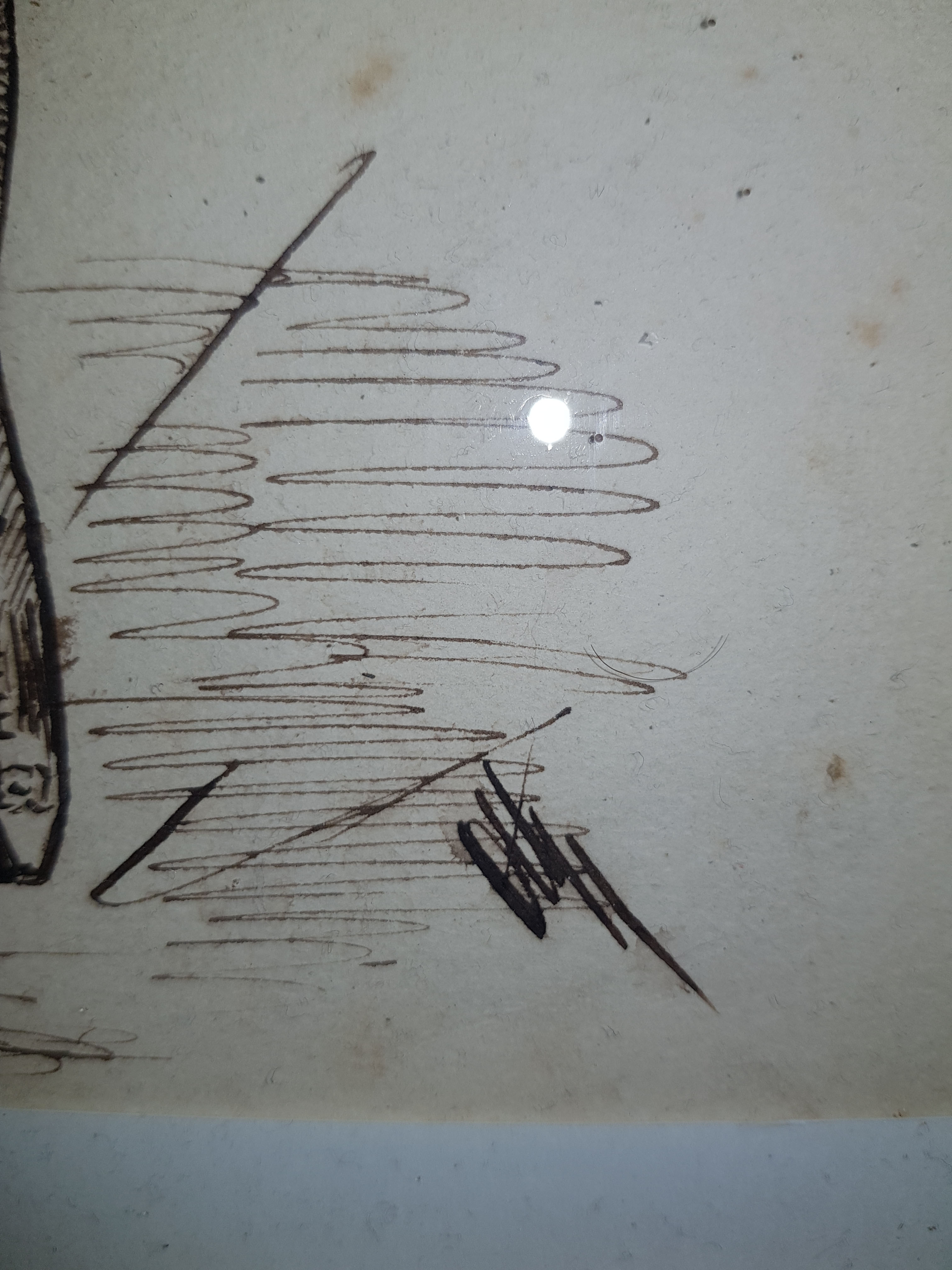Two very lovely ink/etching/engraving /painting Antiques Board