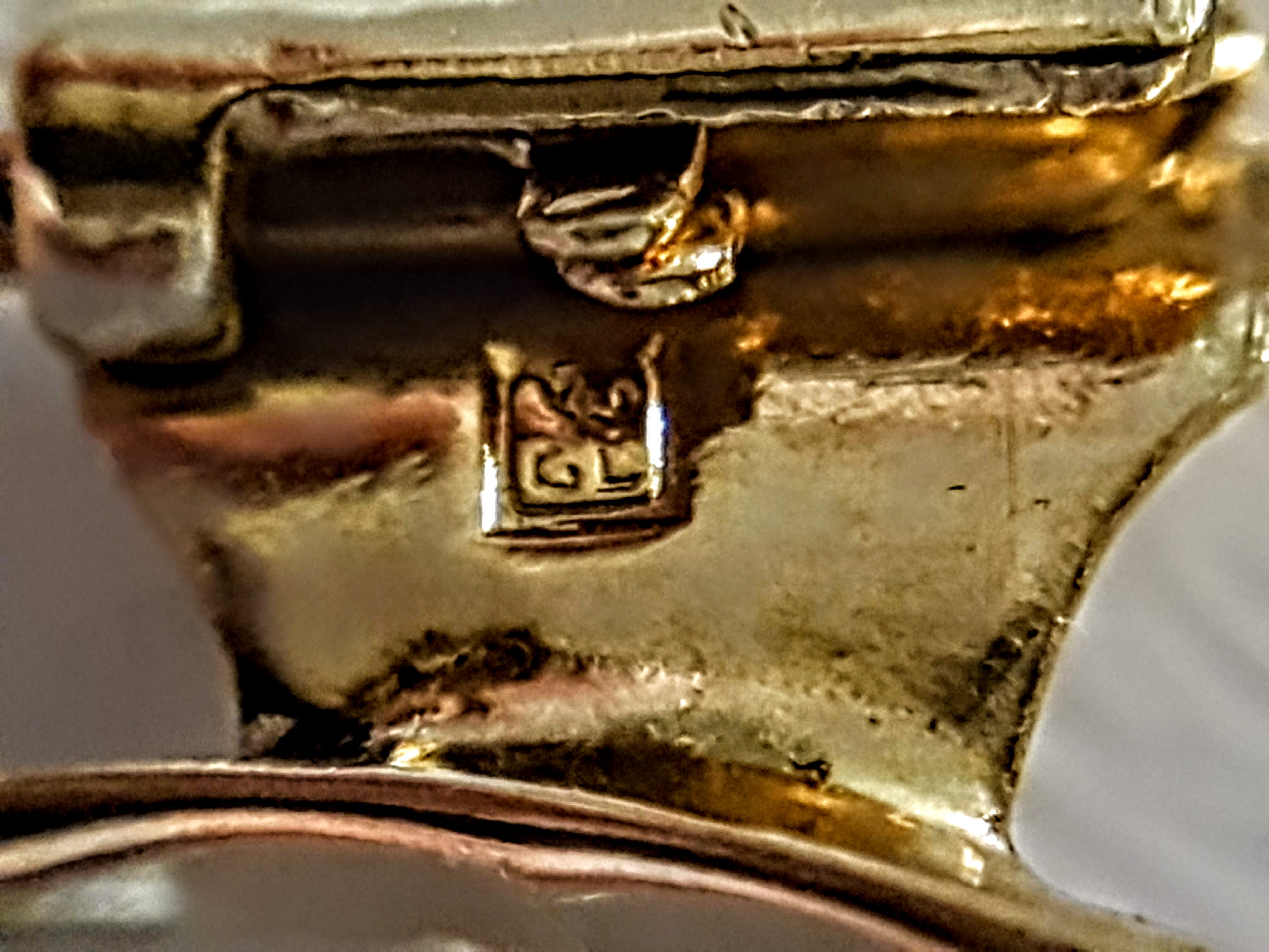 Vintage brooch. Consultation. Trombone clasp. Antiques Board