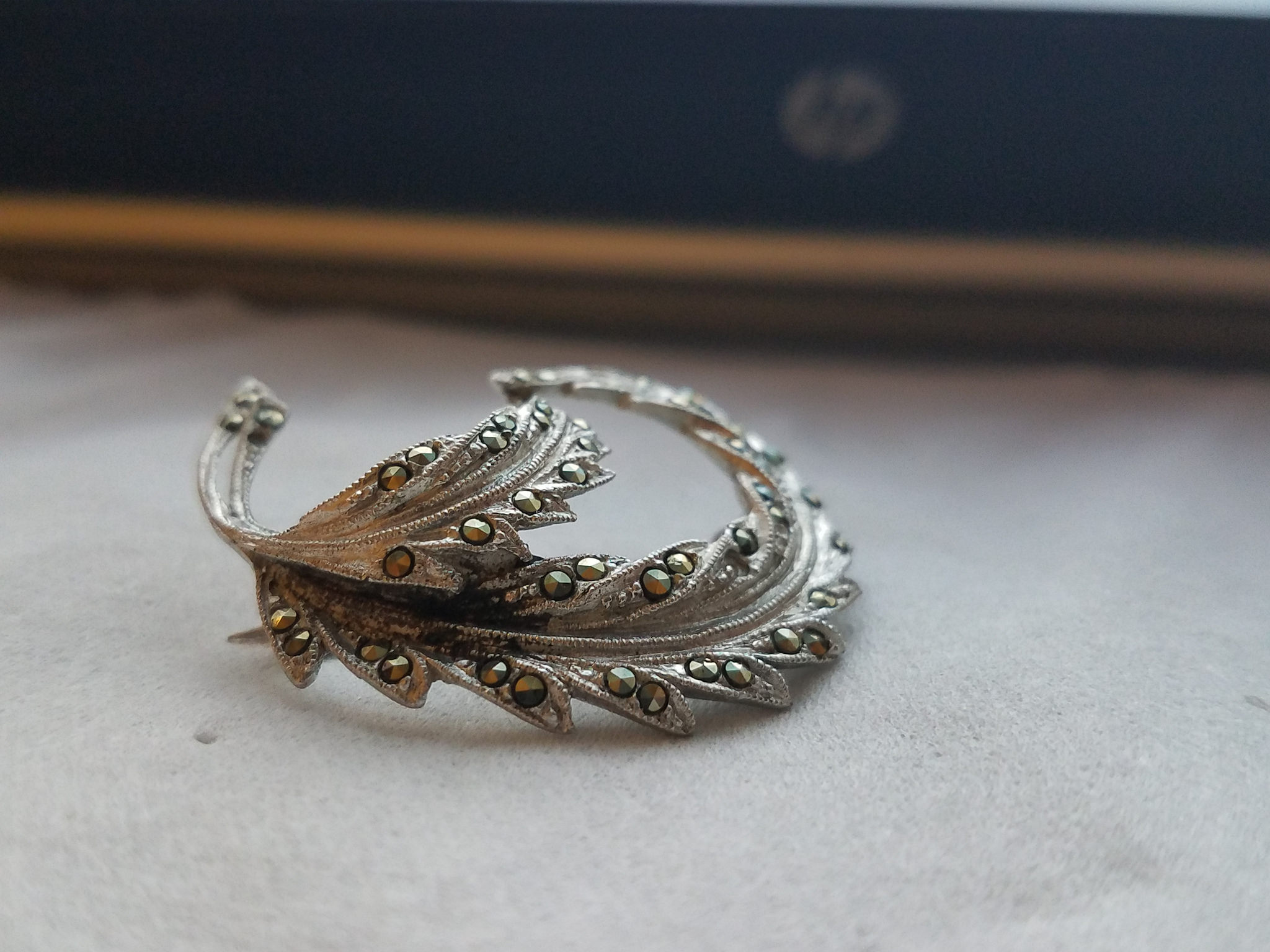 Silver brooch 835 damaged in shipping question about repair