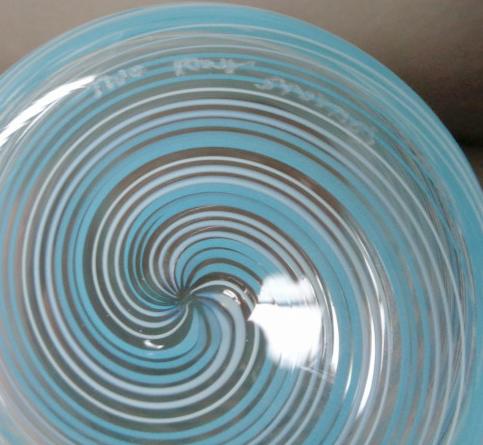Art Glass Tumbler Signed | Antiques Board