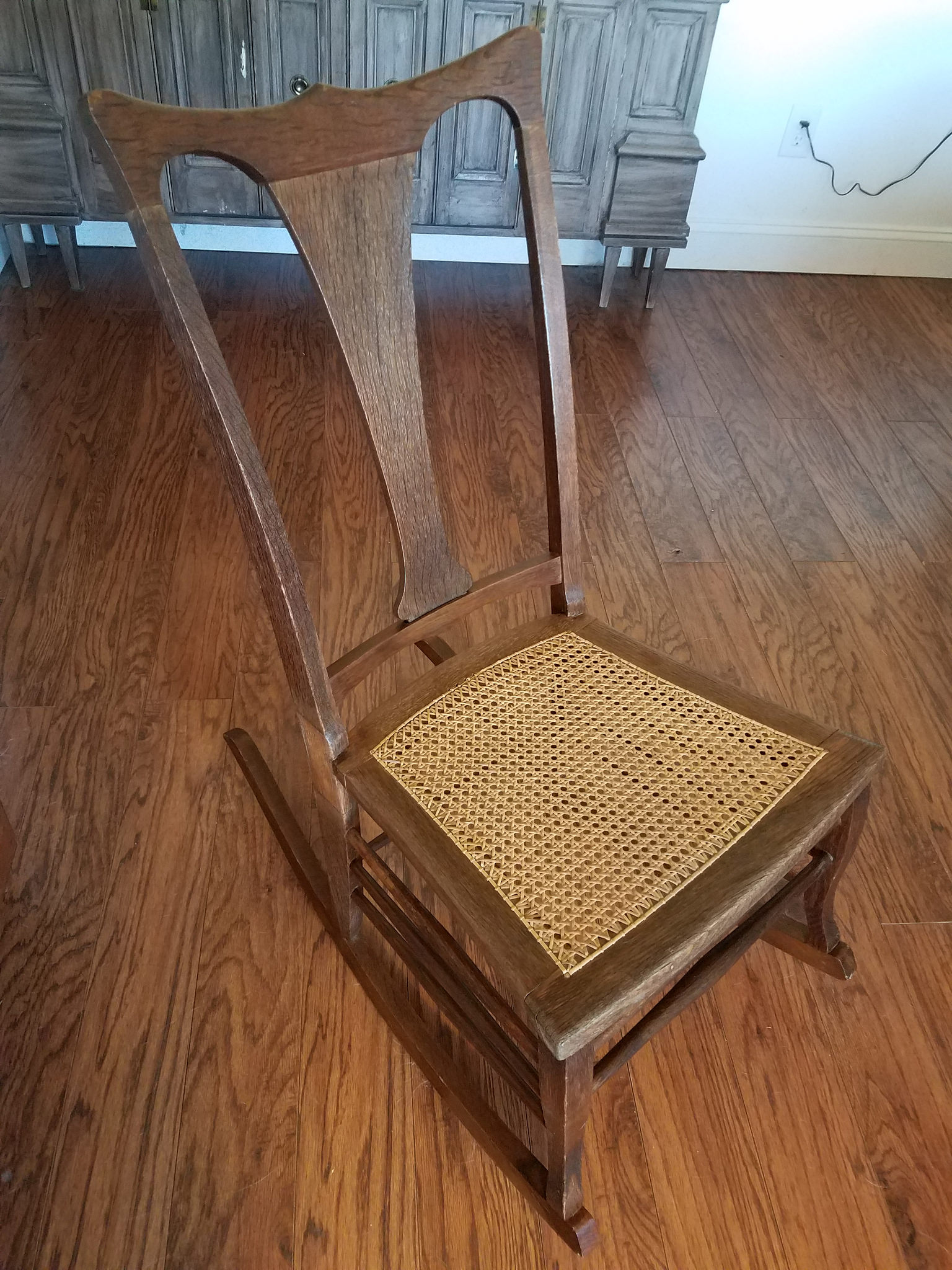 Rocker cane seat what type of wood age? Antiques Board