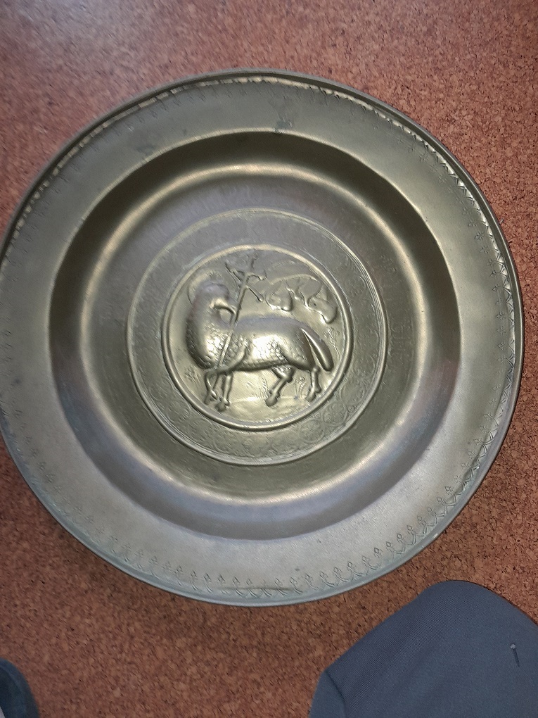 2Offering Dish Decorated With The Lamb Of The Resurrection - Eighteent.jpg