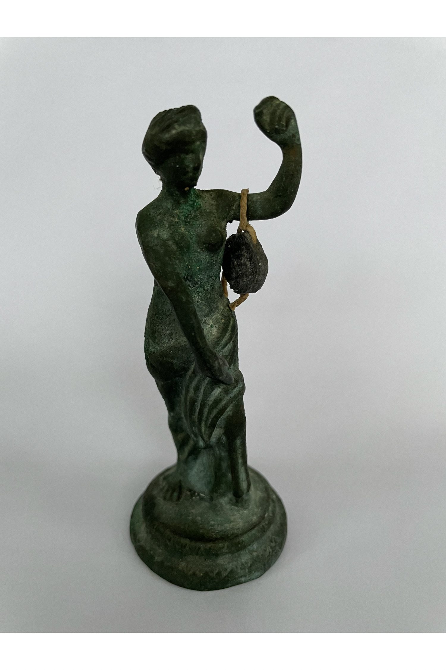 Small metal statue, bronze? Brass? From a museum shop? Antiques Board