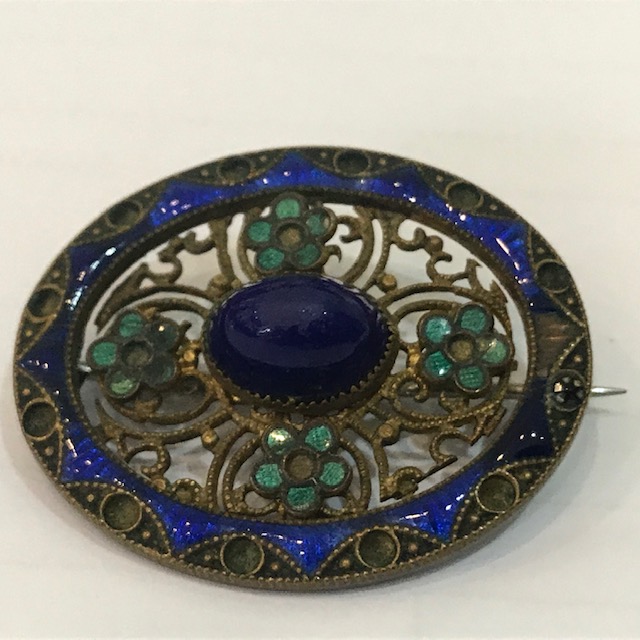 Enamel brooch + repair advice please Antiques Board