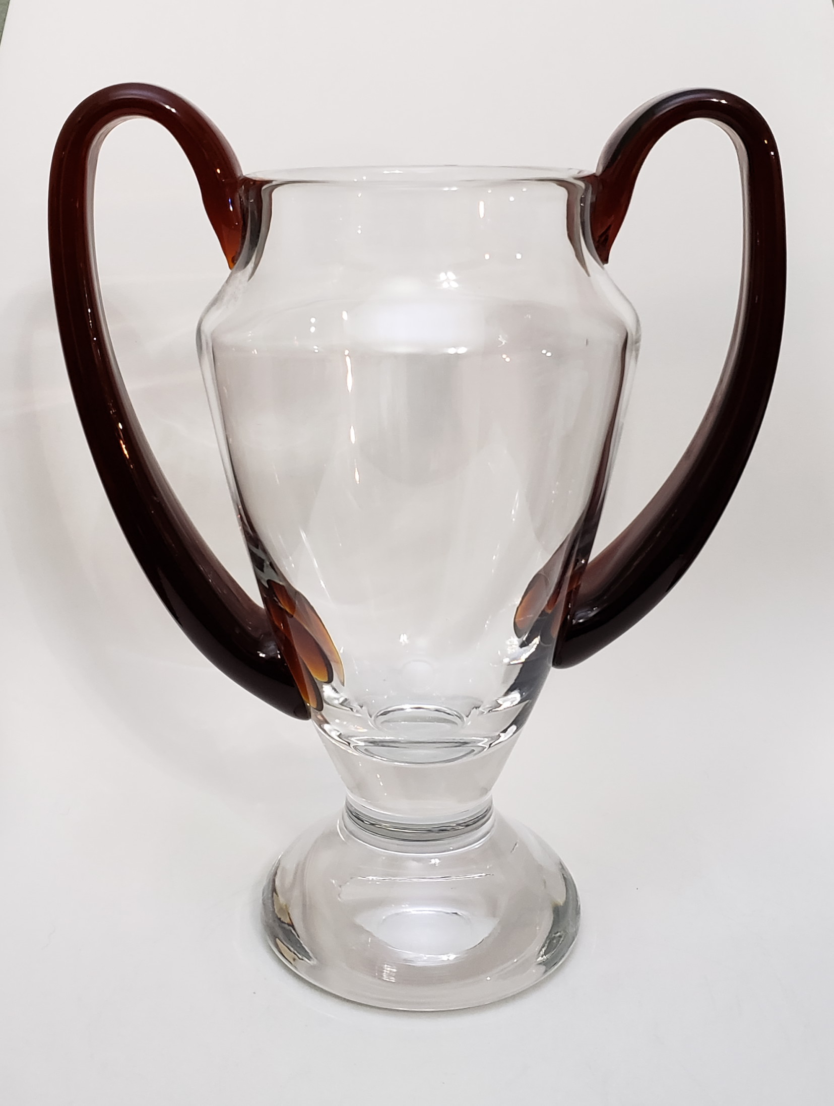 Large glass cup/chalice trophy shaped where from? Antiques Board