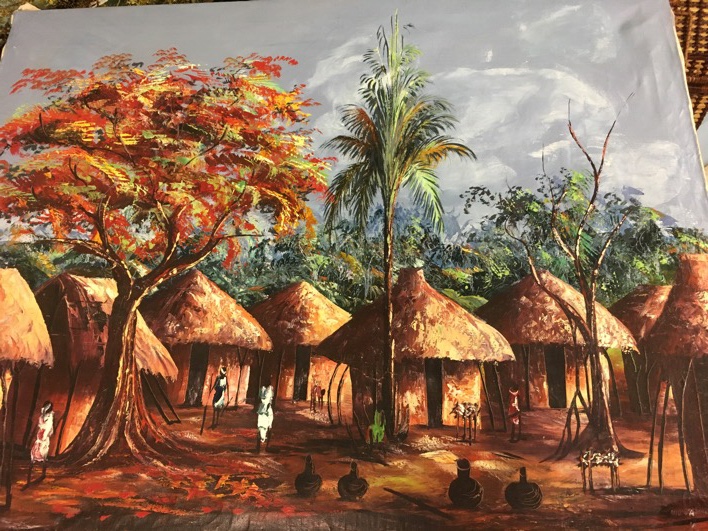 Zaire/Congo Painting Antiques Board