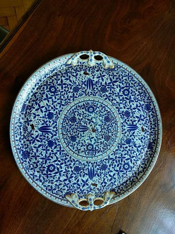 Antique Ceramic Charger/Plate Origin and Age ??? Antiques Board