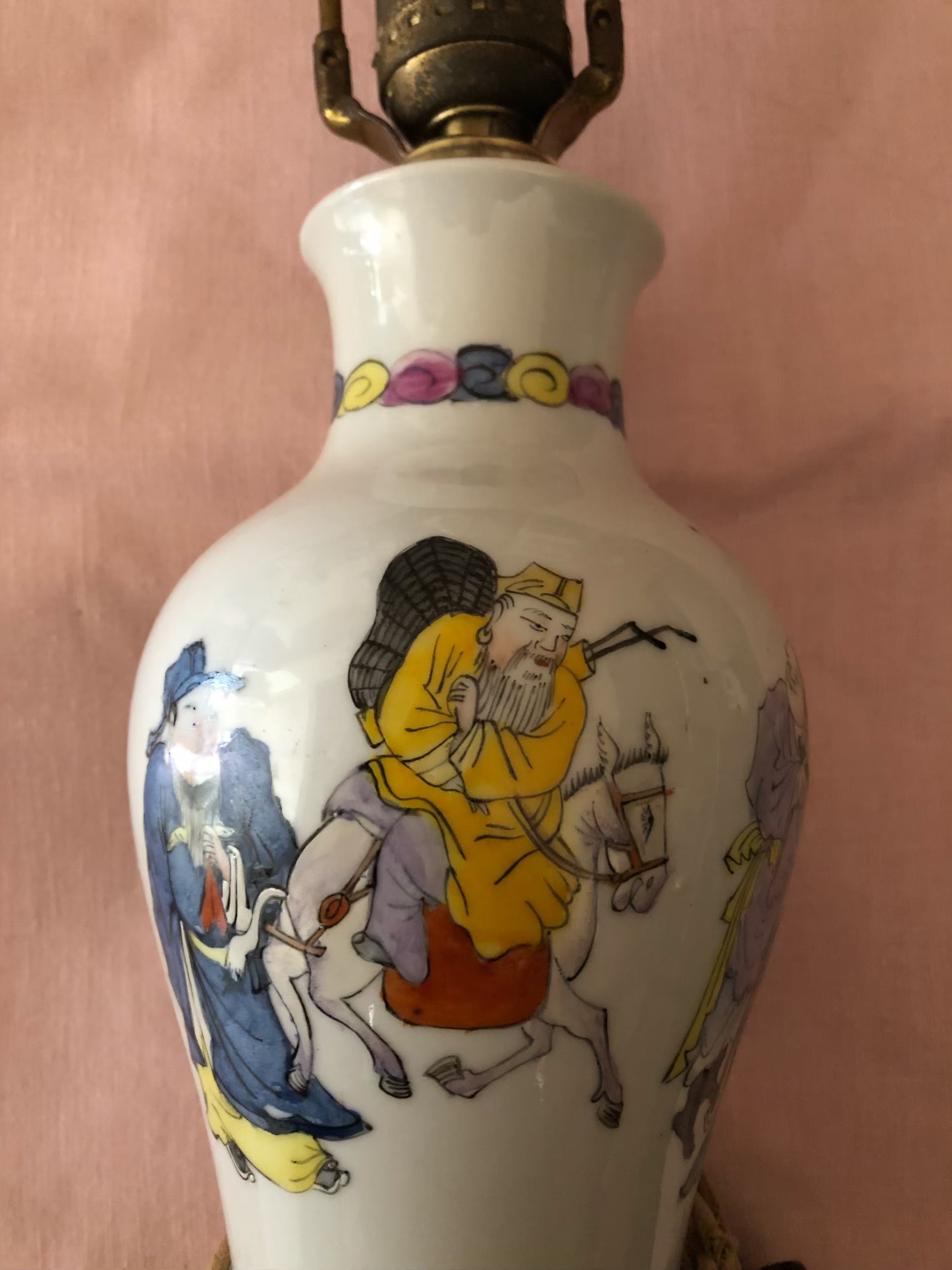 Antique Porcelain Lamp Help Antiques Board