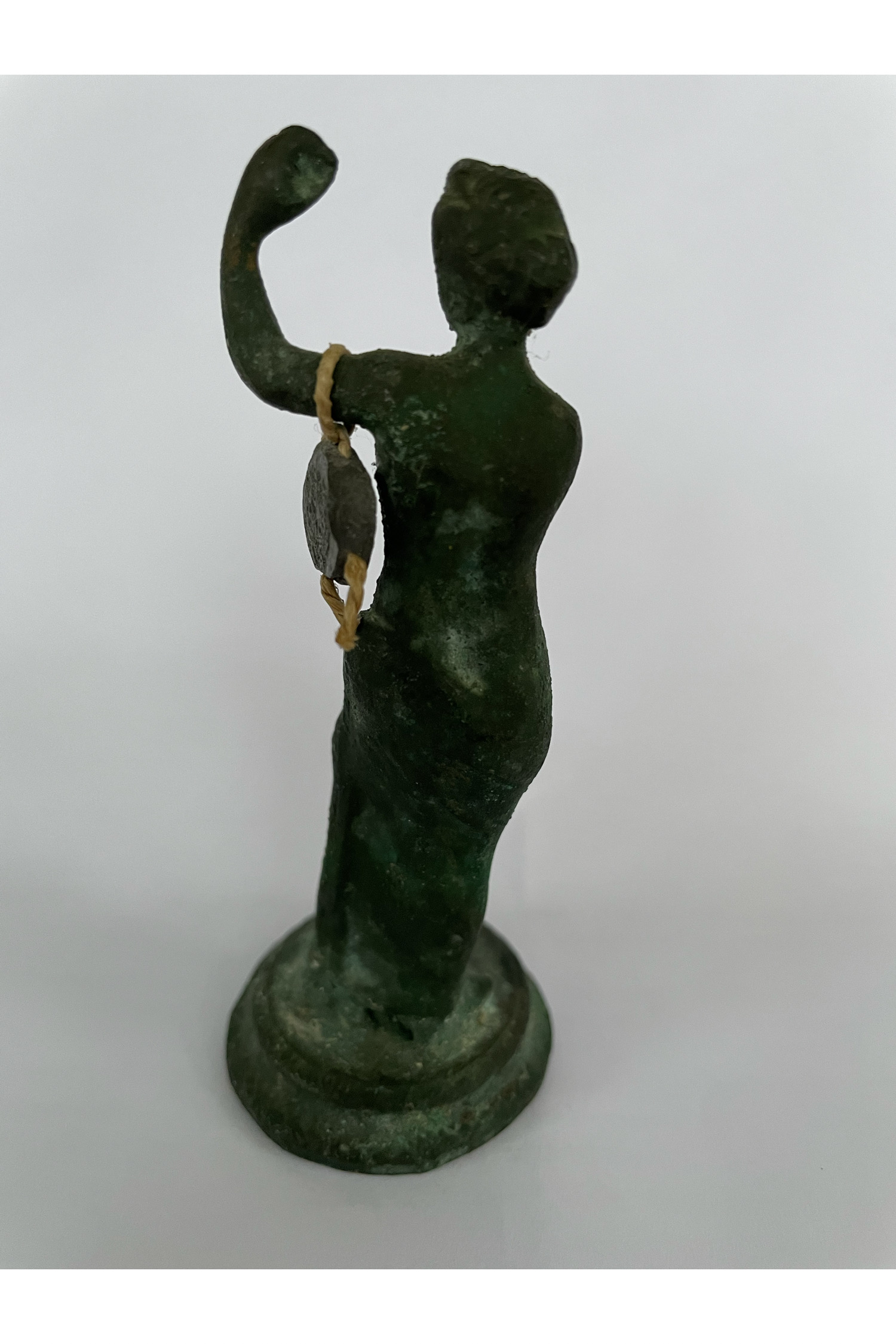 Small metal statue, bronze? Brass? From a museum shop? Antiques Board