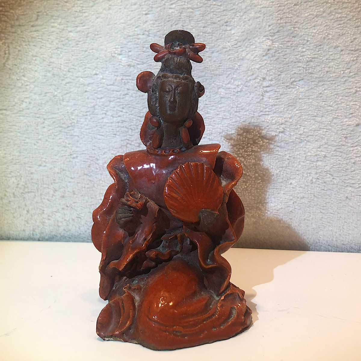 4 ceramic Chinese figurines(Italy???) Antiques Board