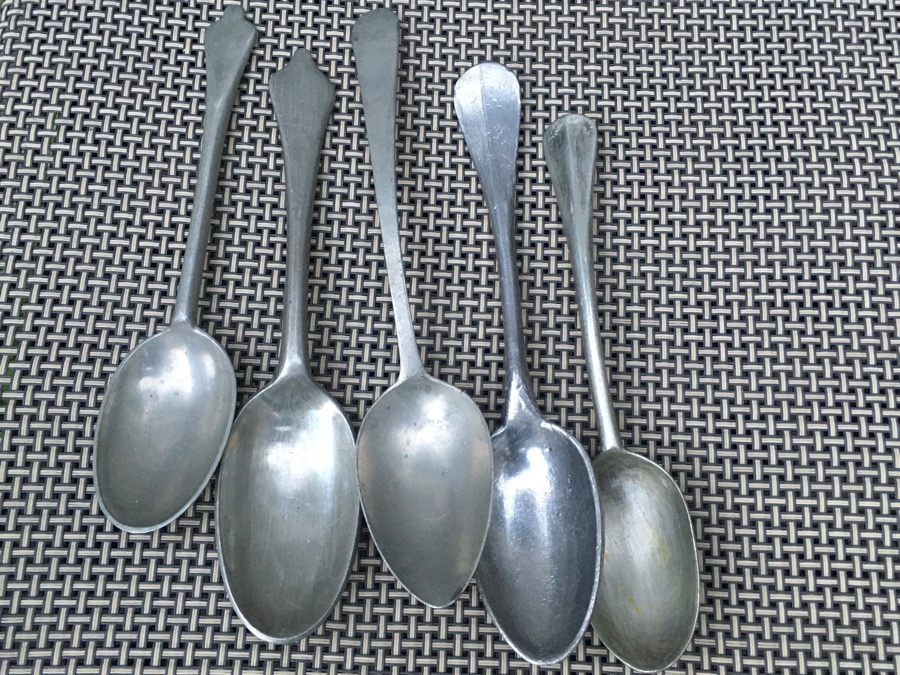 Antique Pewter Spoons Antiques Board