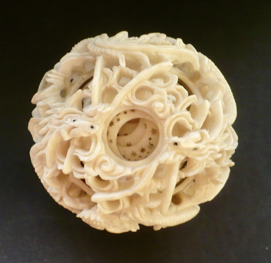 Chinese? Puzzle Ball; 12 Layer, I Think... | Antiques Board
