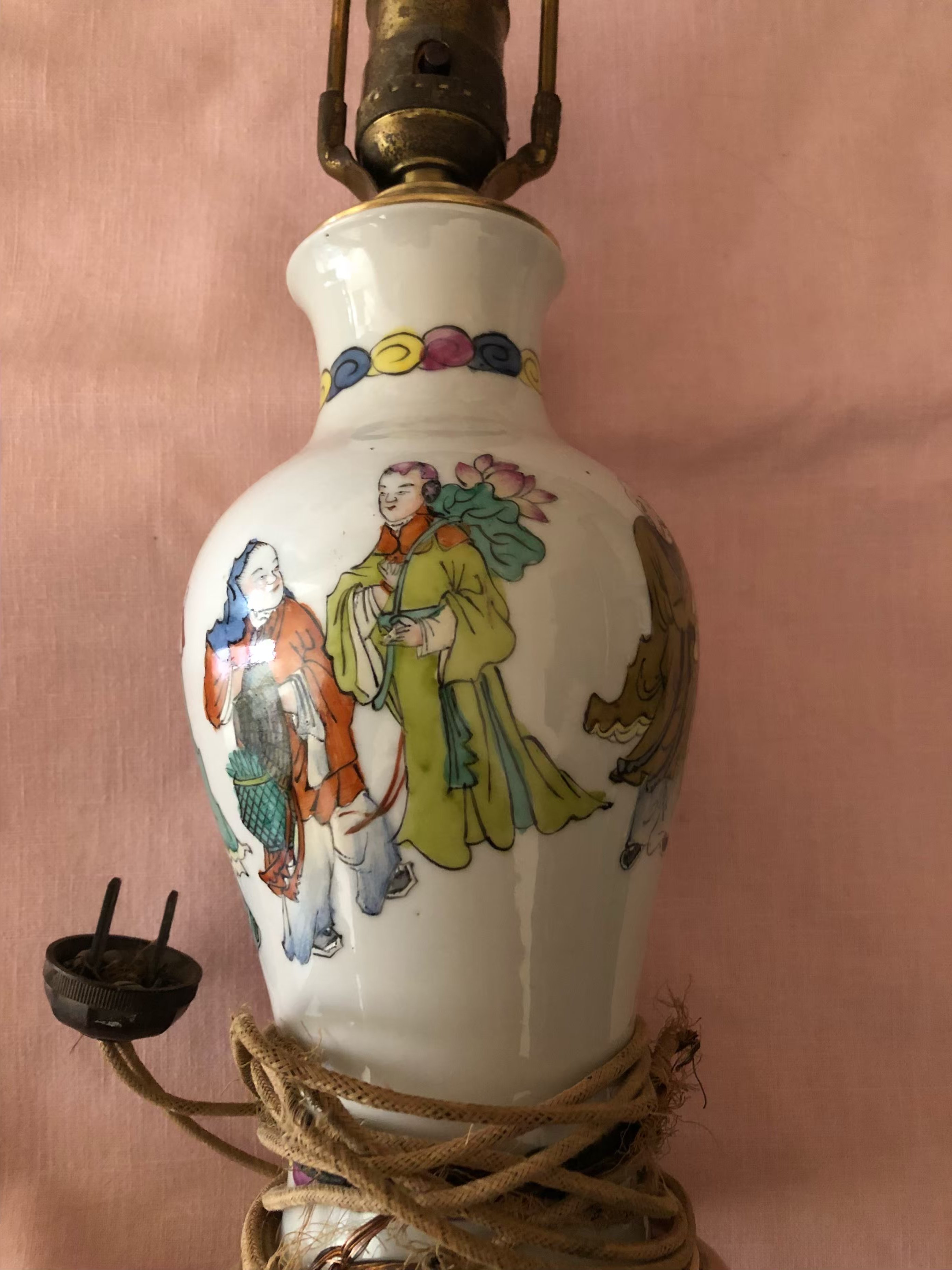 Antique Porcelain Lamp Help Antiques Board