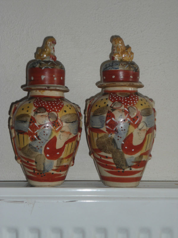 Pair of Japanese vases identification Antiques Board