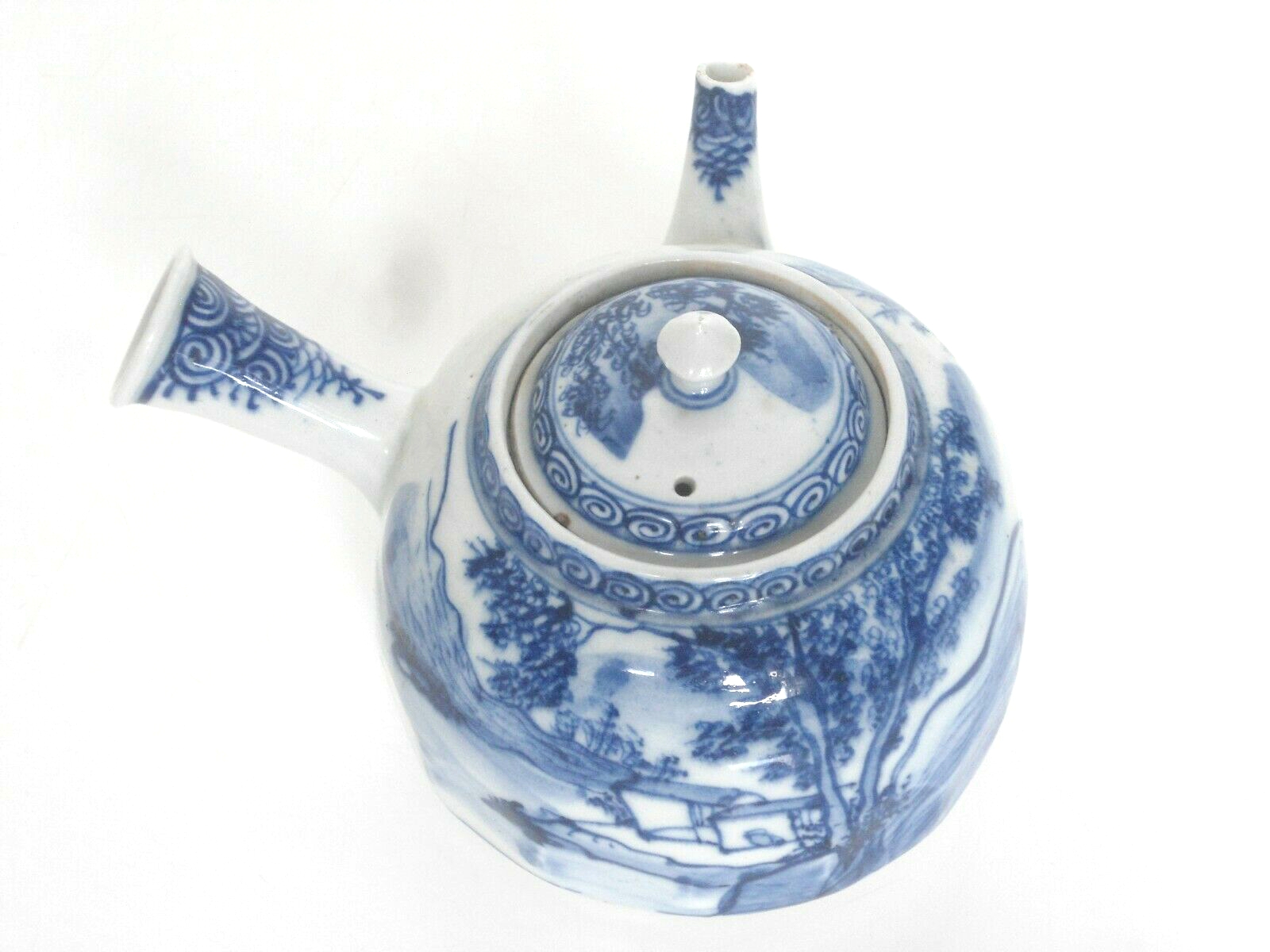 Japanese blue & white teapot Antiques Board