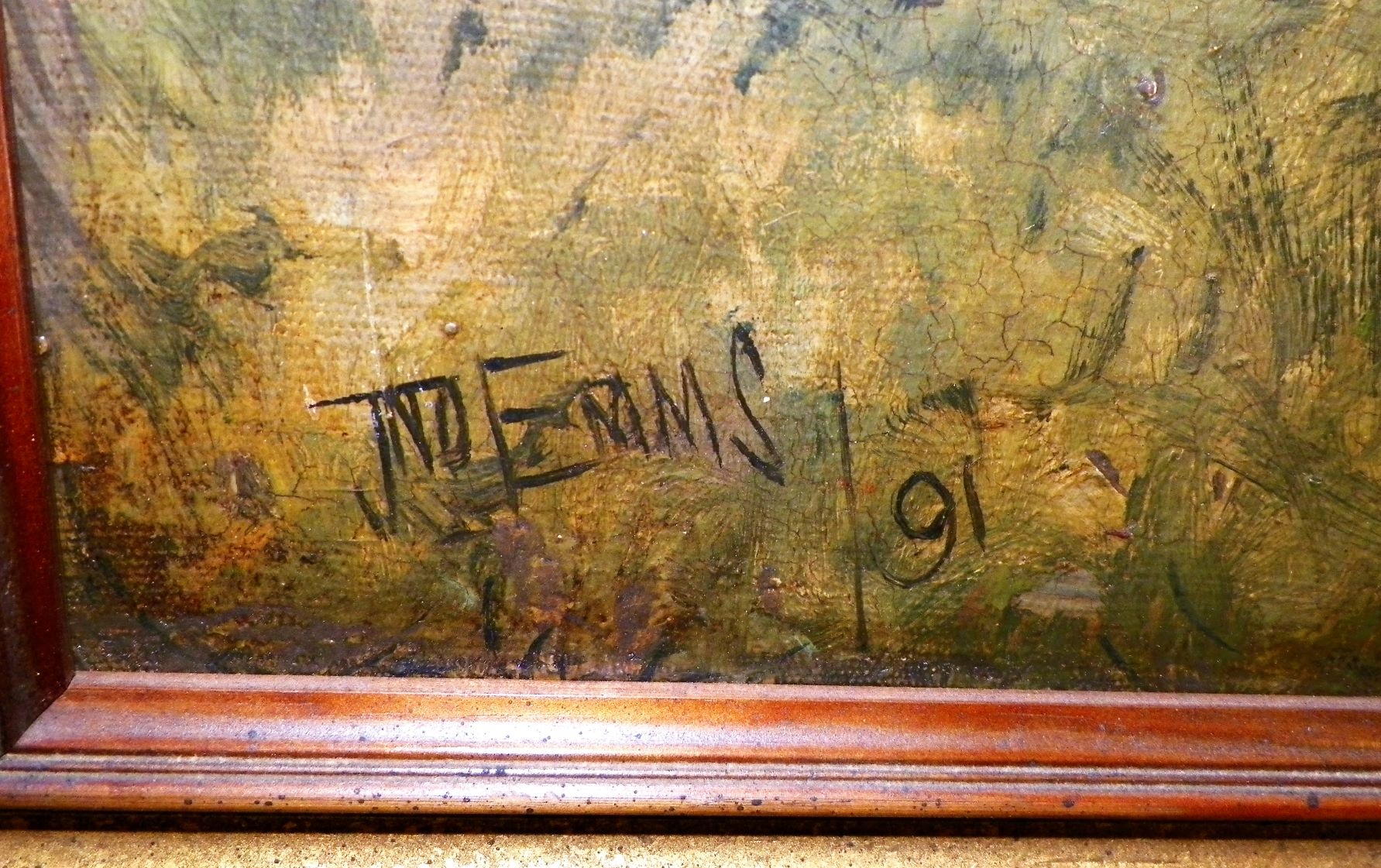 AA ART PAINTING EMMS JOHN DOG PAINTING 5AA.JPG