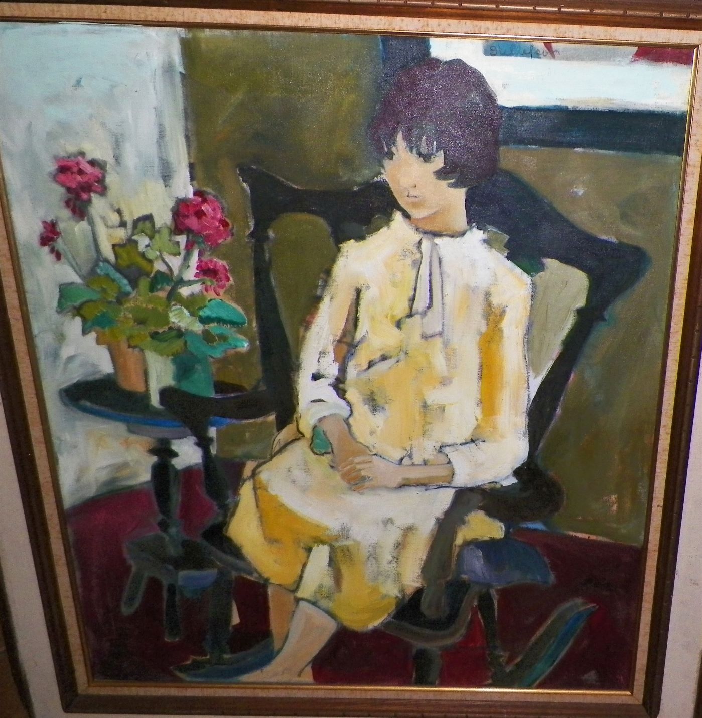AA ART PAINTING GIRL IN ROCKING CHAIR LARGE 2AA.jpg