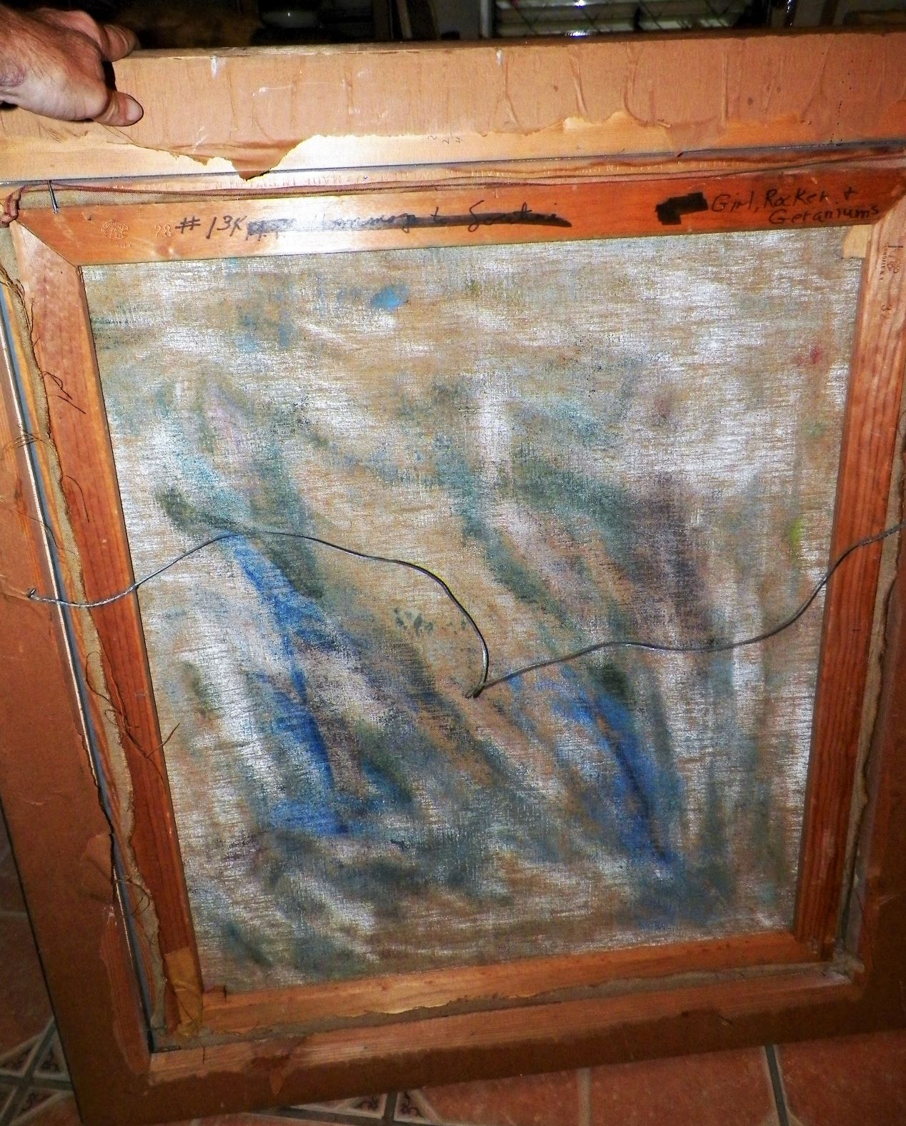 AA ART PAINTING GIRL IN ROCKING CHAIR LARGE 4AA.jpg