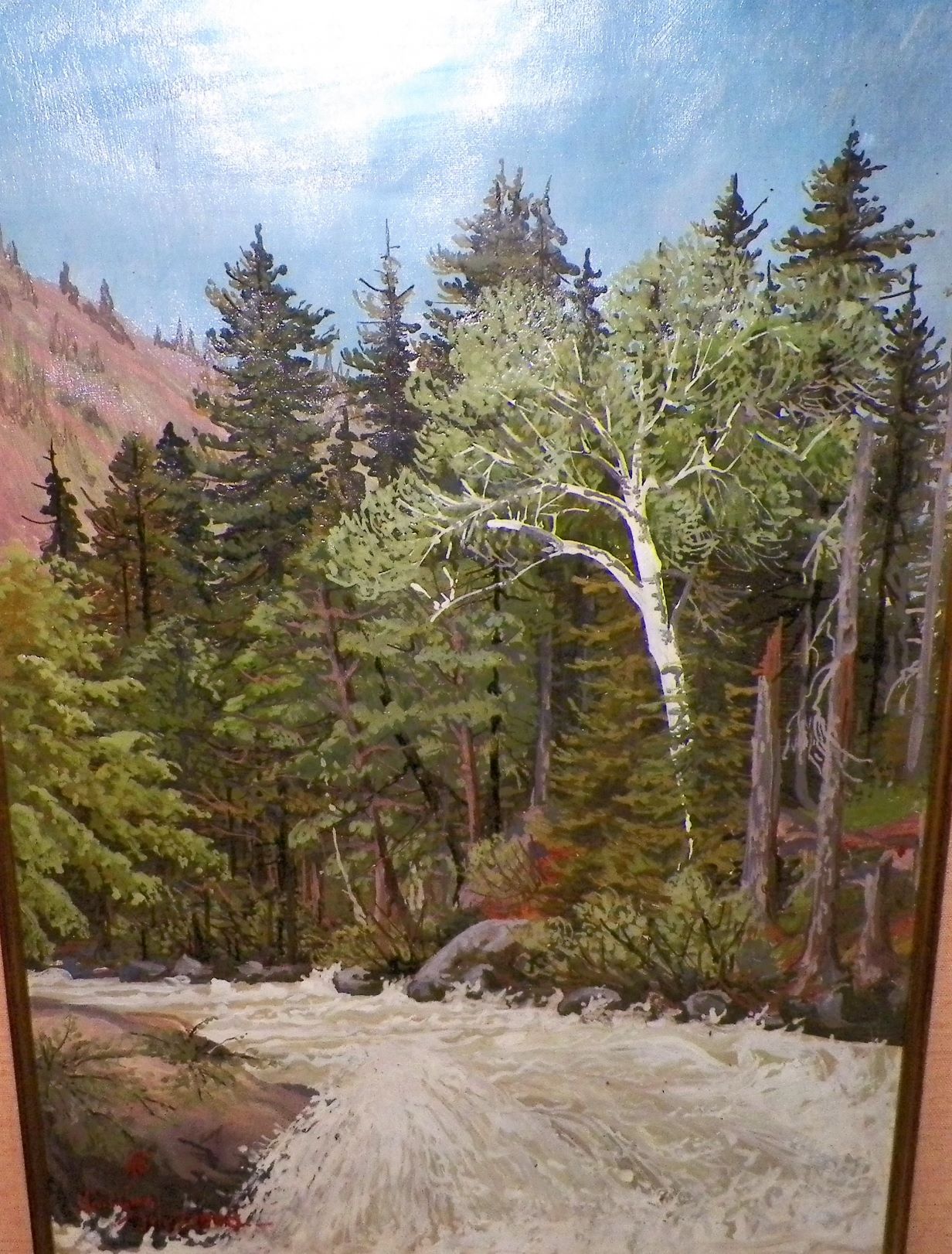 AA ART PAINTING LANDSCAPE THRIFT STORE FIND 2AA.JPG