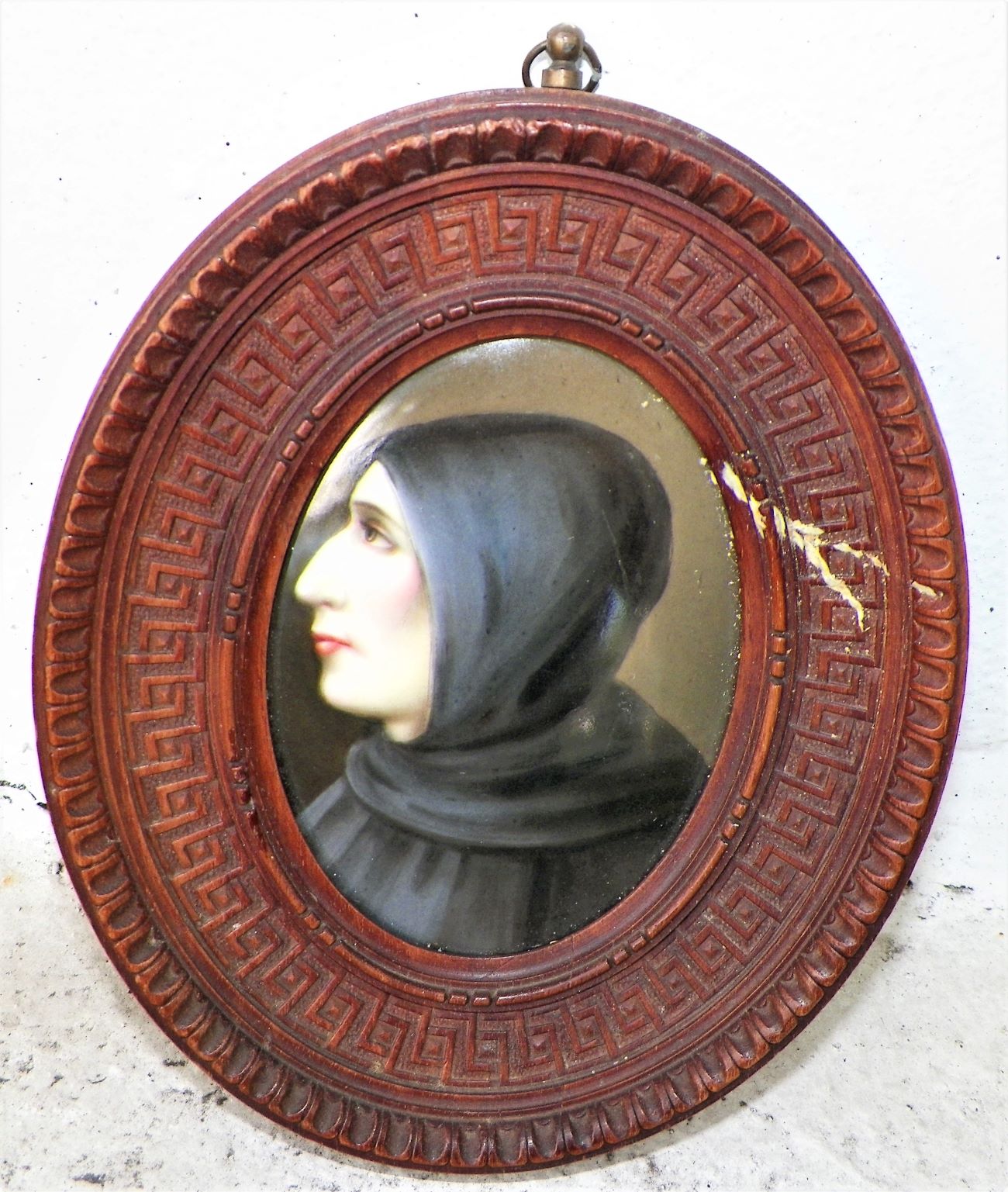 aa art painting MINIATURE PAINTING OLD WOMAN 1A.JPG