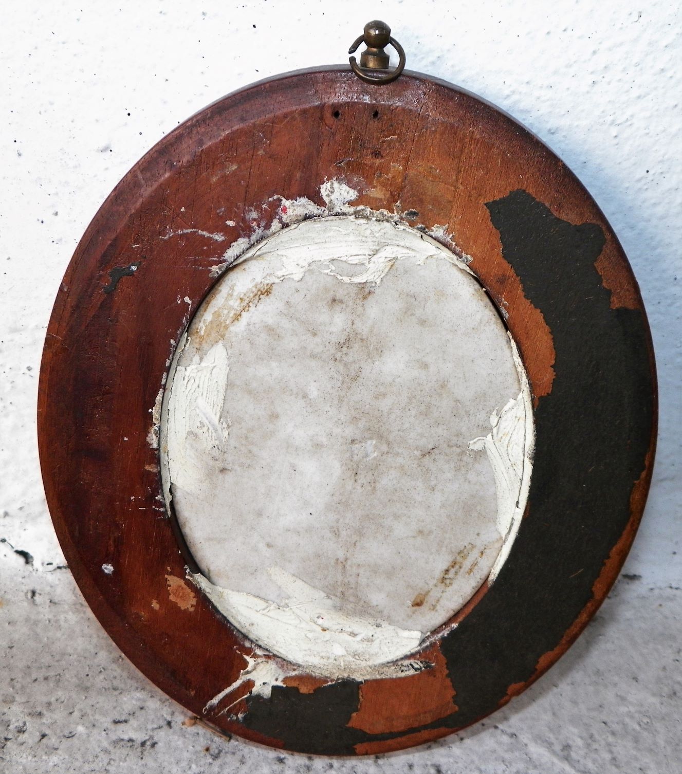 AA ART PAINTING MINIATURE PAINTING OLD WOMAN 3AA.JPG