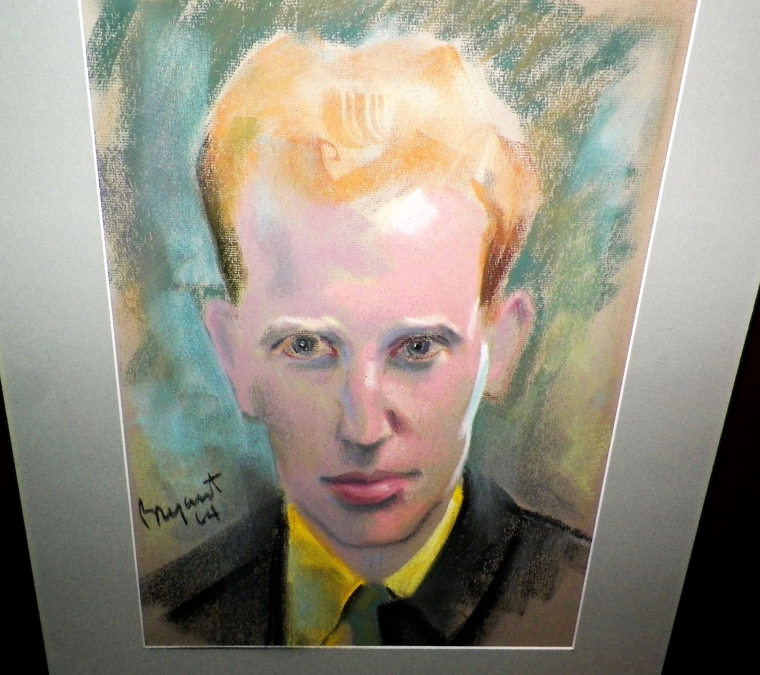 AA ART PAINTING PASTEL MAN 2AAZZ.JPG