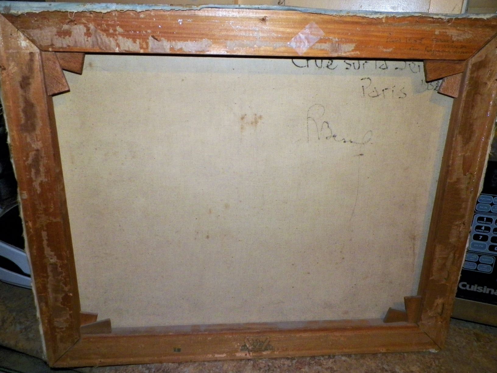 AA ART PAINTING RAYMOND BESSE 4AA BACK.JPG