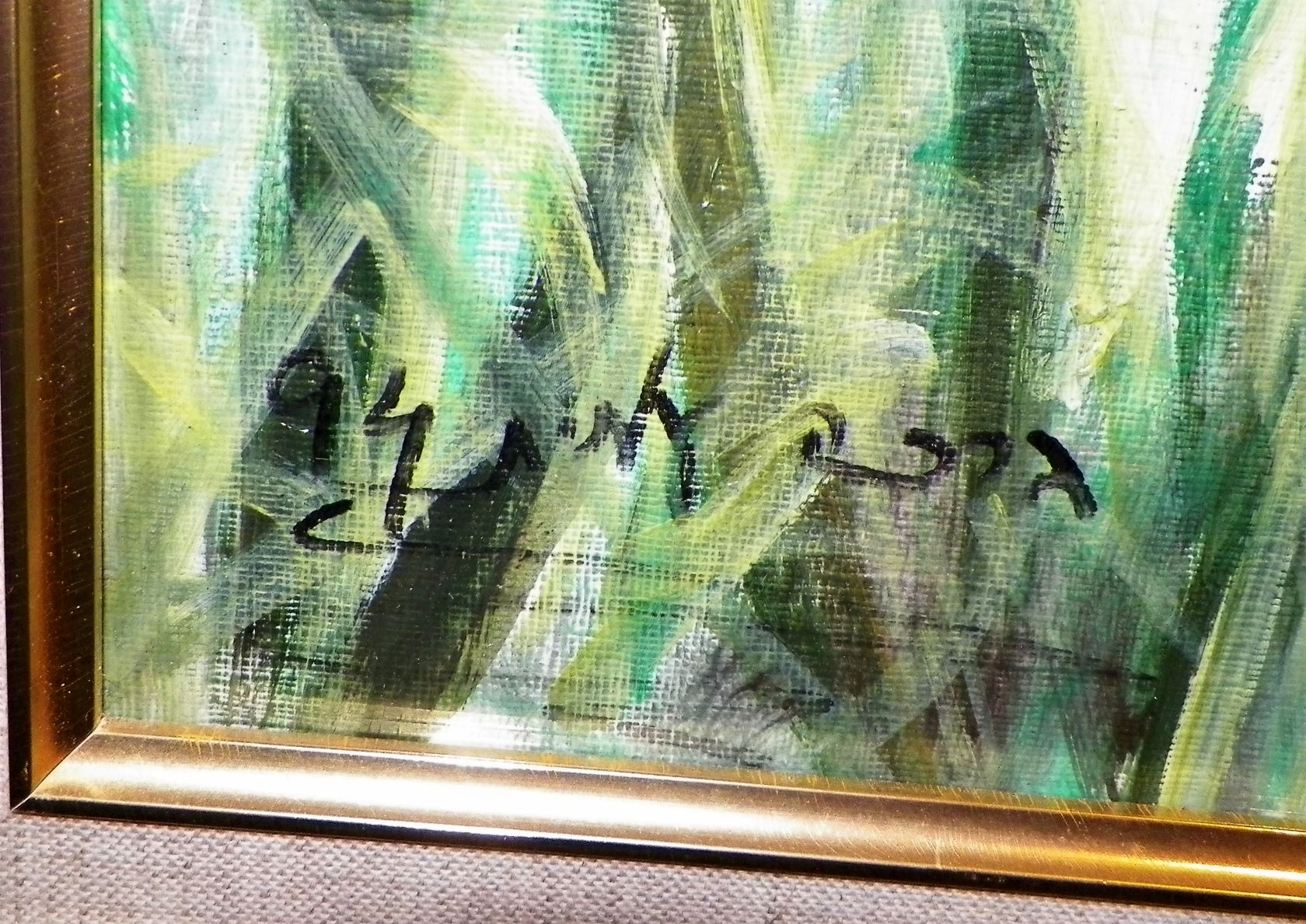 AA ART PAINTING RUSSIAN LADY WITH SICKLE NEW 3AA.JPG