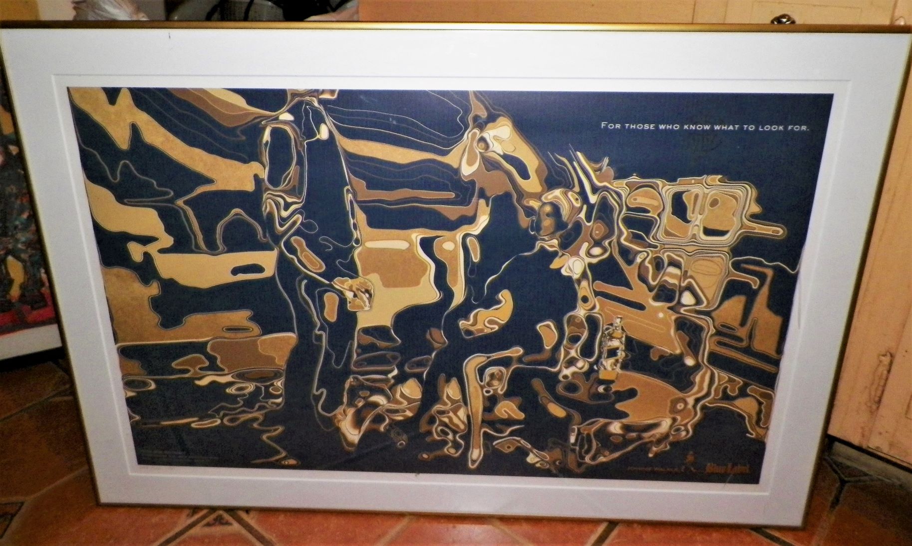 AA ART POSTER JOHNNIE WALKER BLUE POSTER 1AA.JPG