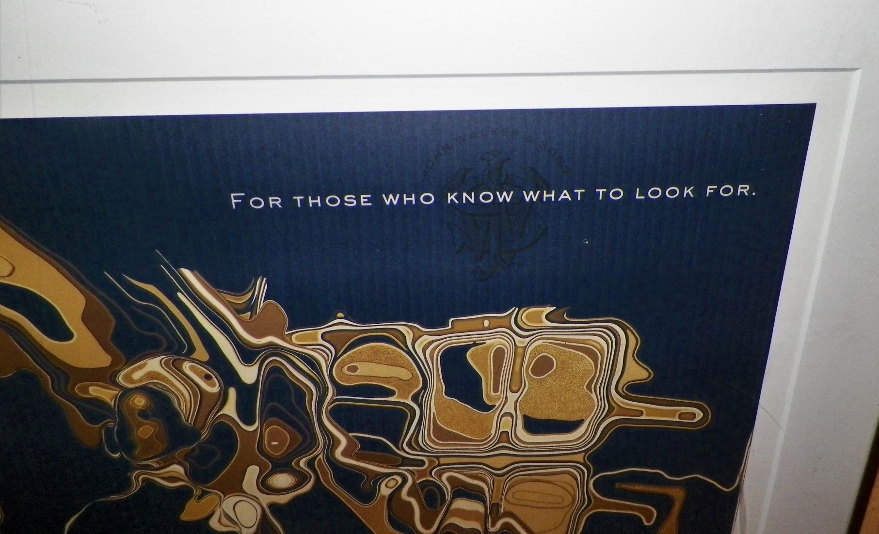 AA ART POSTER JOHNNIE WALKER BLUE POSTER 2AA.JPG