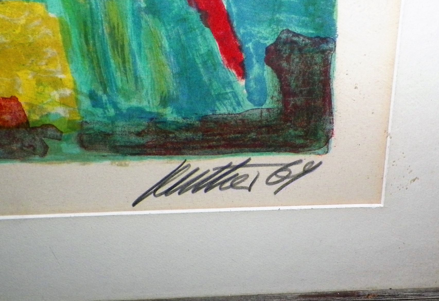 AA ART PRINT A ABSTRACT RED ON HORSES 3AA.JPG