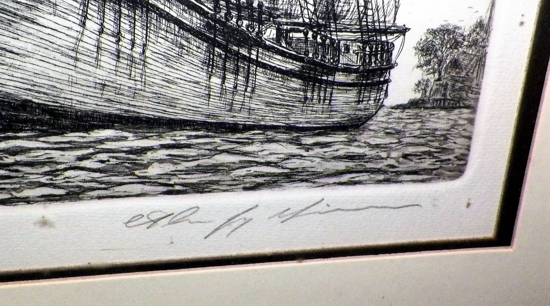 AA ART PRINT NAUTICAL SHIP CLIPPER PRINT 3AA.JPG