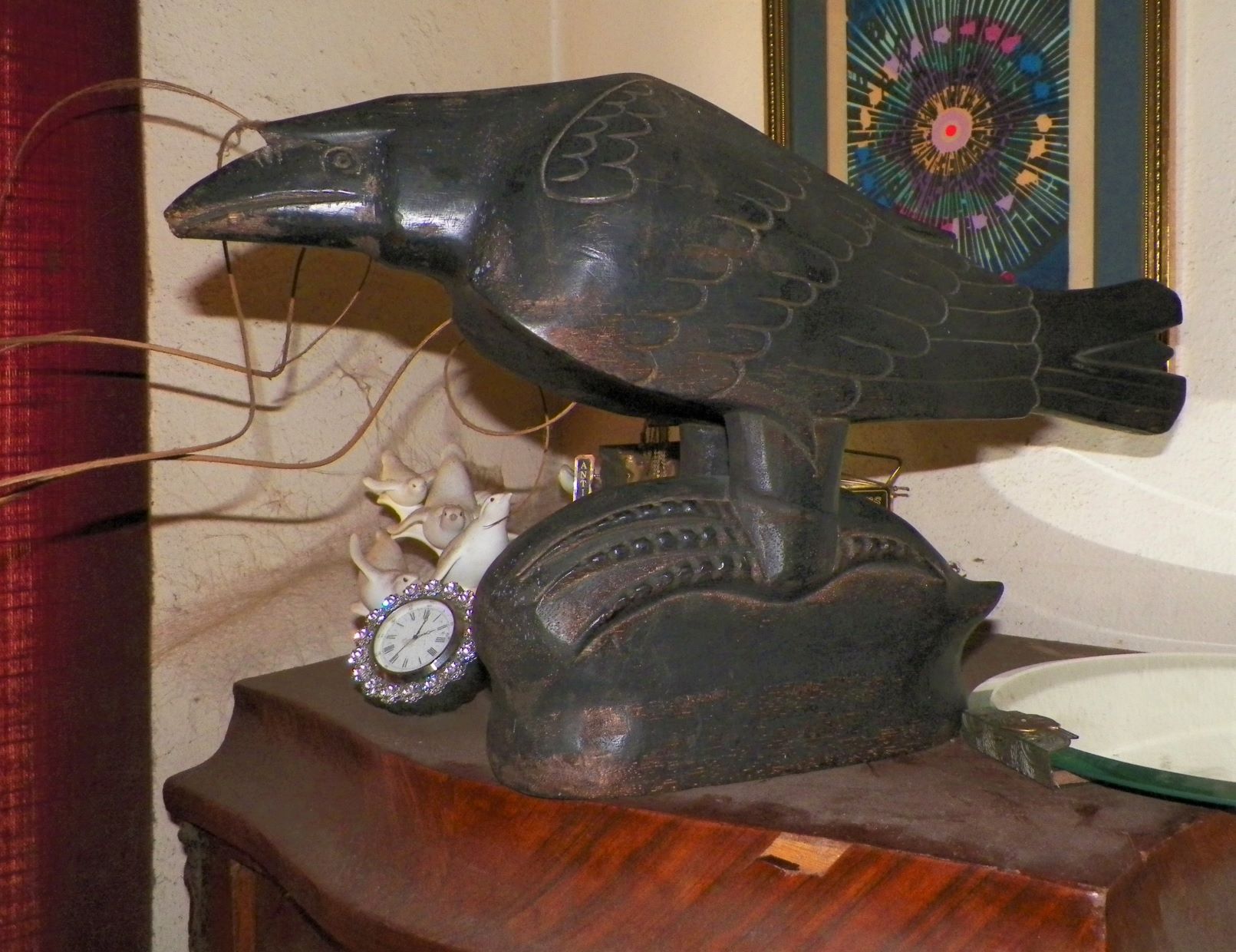 AA ART STATUE BIRD WOOD CARVING 1A_A.JPG
