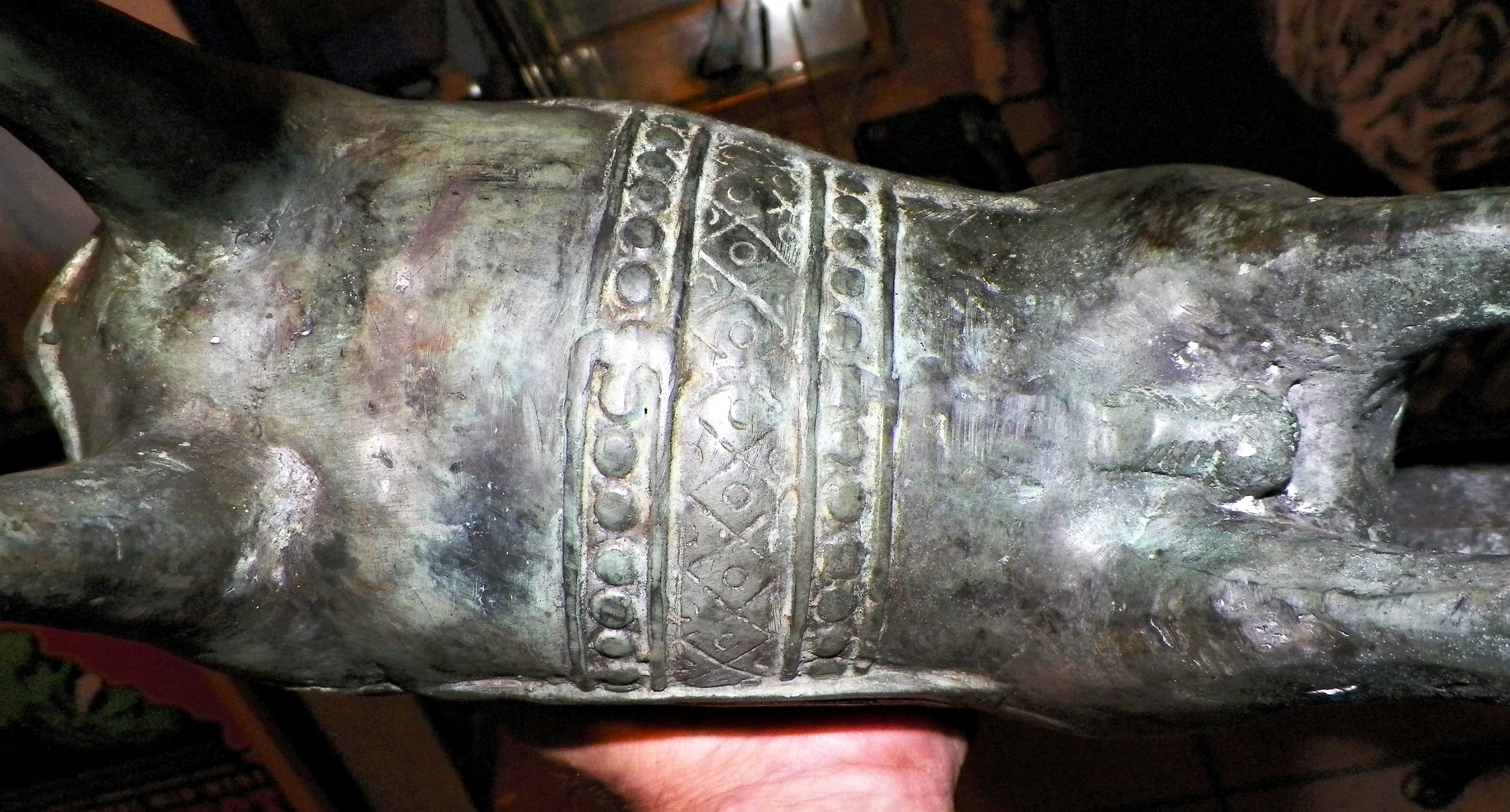 AA ART STATUE HORSE BRONZE METAL 3AA.JPG